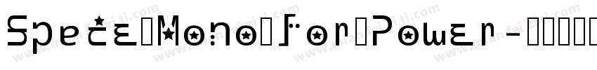 Space Mono for Power字体转换